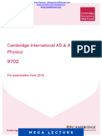 Learner Guide For Cambridge International As A Level Physics 9702