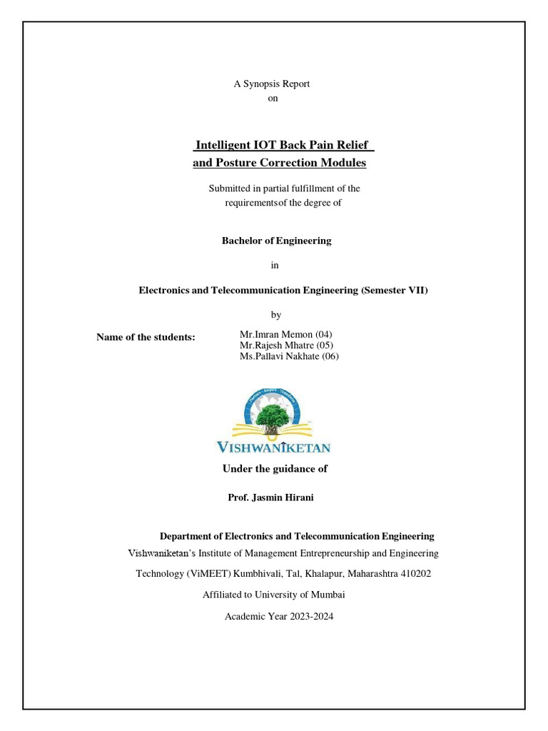 Smart Chair Report | PDF | Usability | Massage