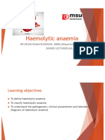 L4 Hemolytic Anaemia
