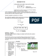 Momentum and Impulse Notes 2022