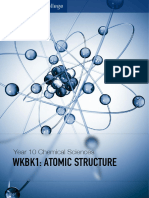 Workbook 1 Structure of The Atom