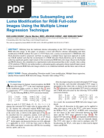 Effective Chroma Subsampling and Luma Modification