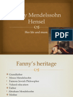 Fanny Mendelssohn Hensel For MuP 121