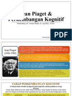 CATATAN - Jean Piaget & Perkembangan Kognitif - Widya