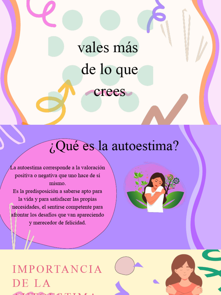Mejora tu Autoestima y Autoconcepto | PDF | Autoestima | Ciencias del ...