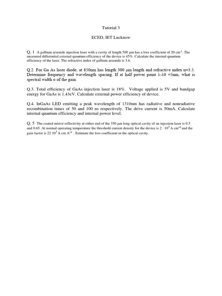 Tut 3 | PDF