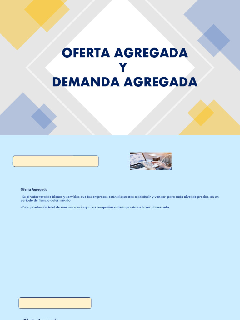 Oferta y Demanda Agregada Explicadas | PDF | Oferta (economía) | Oferta ...