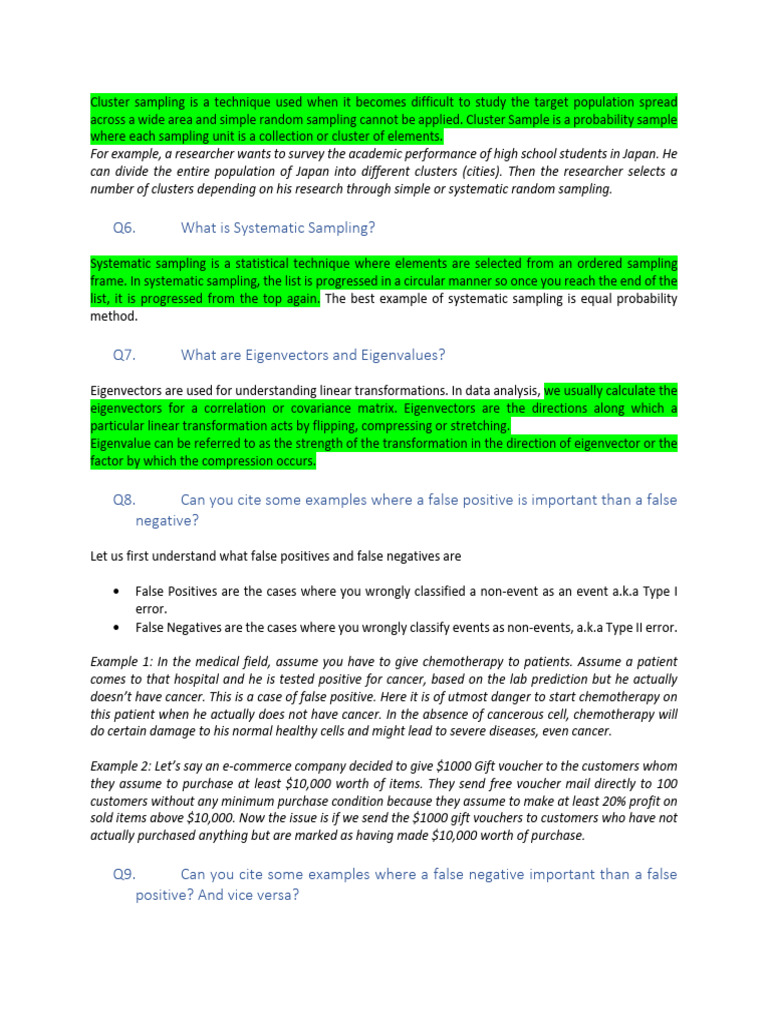 Data Science Q&A Latest Ed (2020) 6 2 PDF Cross Validation