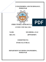 Structural Geology Lab