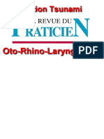 La Revue Du Praticien Oto Rhino Laryngologie