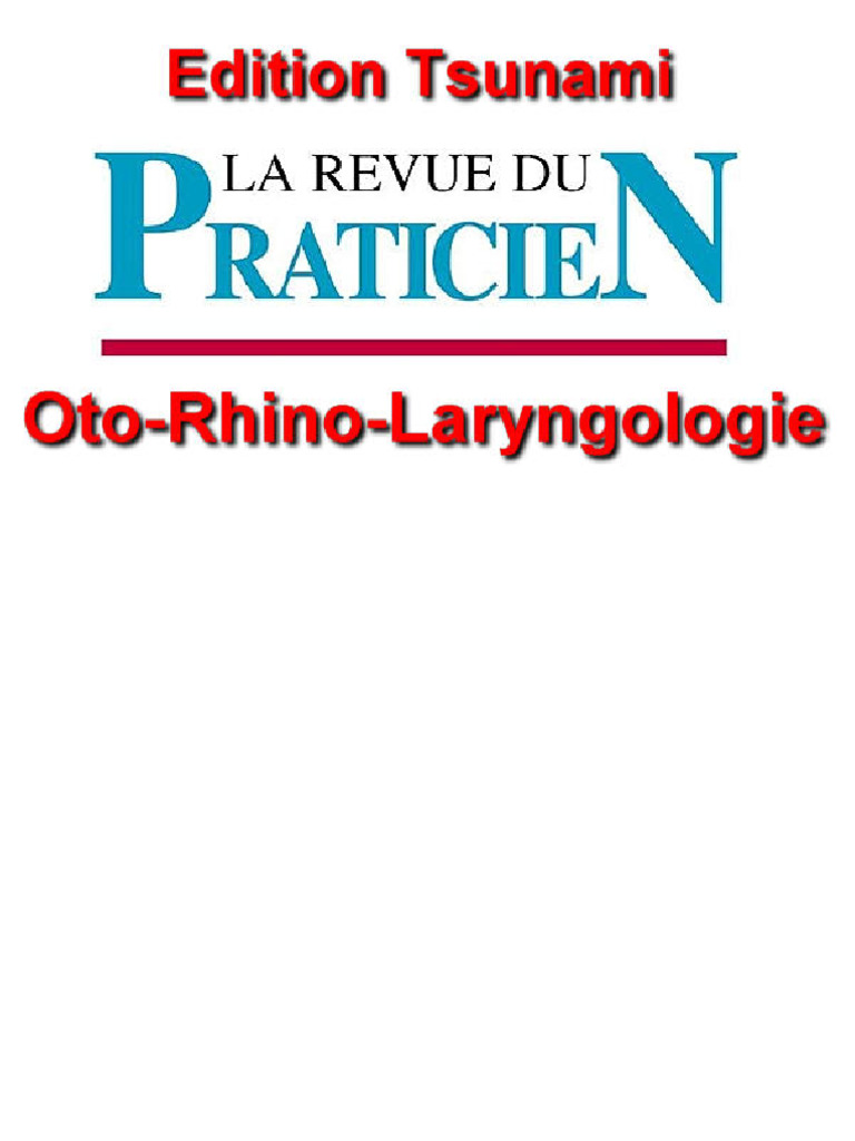 Otoscopie L'oto-rhino-laryngologiste Regarde à Travers L'otoscope