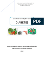 Cartilha de Orientacoes Sobre Diabetes (Ficha Catalografica)