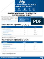 8 Week Workout To Create A Superhuman Chest: The Tools You Need To Build The Body You Want