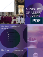 MINISTRY OF ALTAR SERVERS Manual