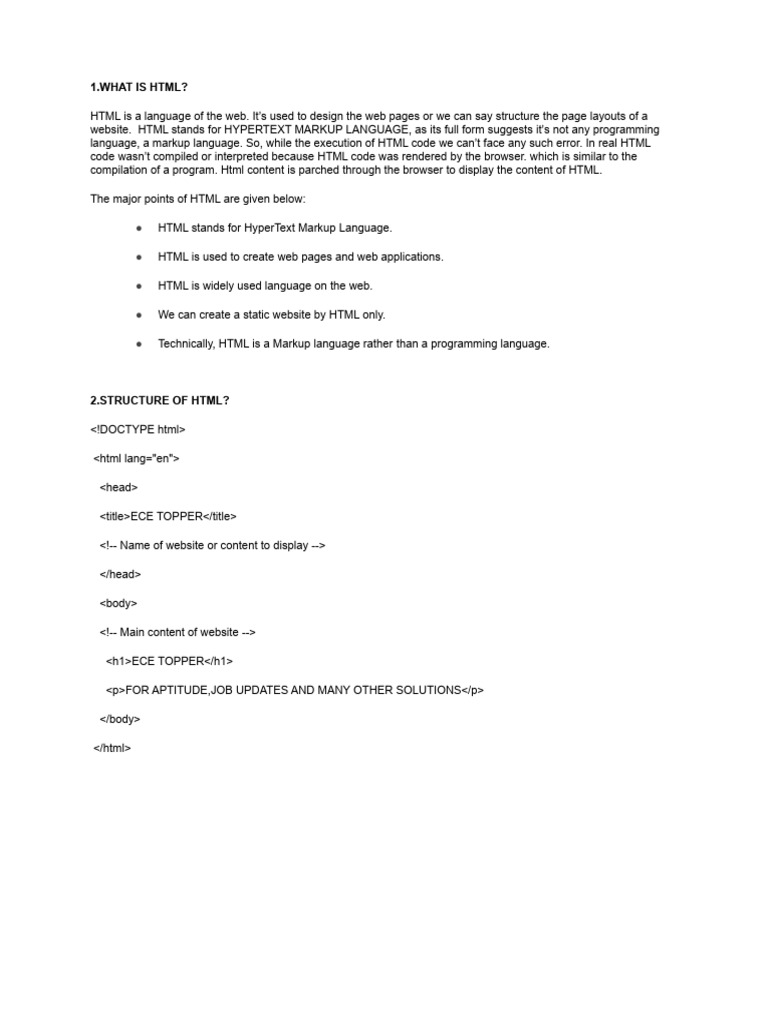 Java basics notes pdf