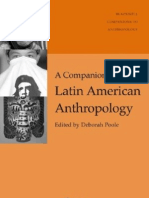 A Companion to Latin American Anthropology