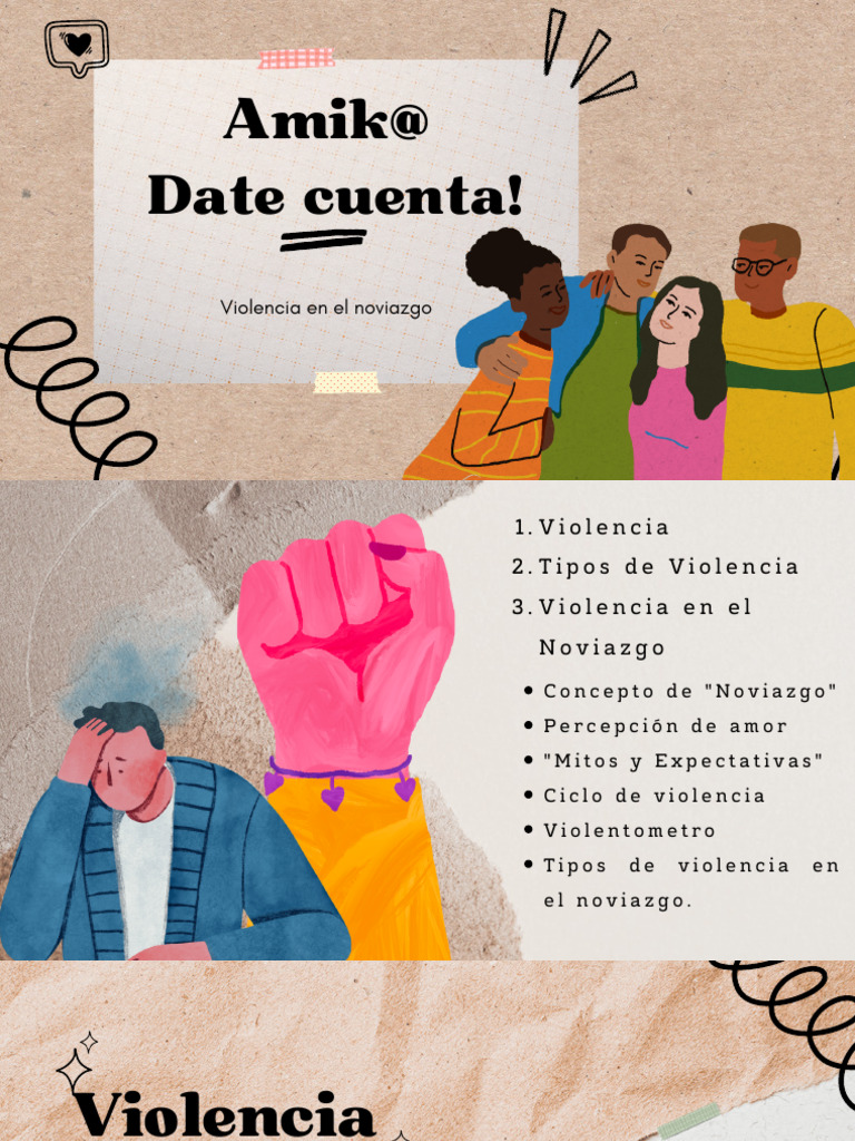 Violencia en el Noviazgo: Tipos y Mitos | PDF | Violencia | Amor