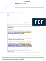 Recurso Questão 45 - Prova Tipo 2 - Analista Legislativo - Técnica Legislativa - Manhã