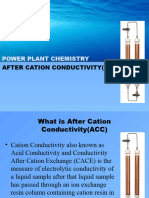 Power Plant Chemistry: After Cation Conductivity (Acc)