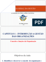 1.1 - Introdução A Gestão Das Organizacões