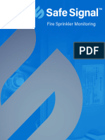 Safesignal Fire Sprinkler Monitoring Brochure