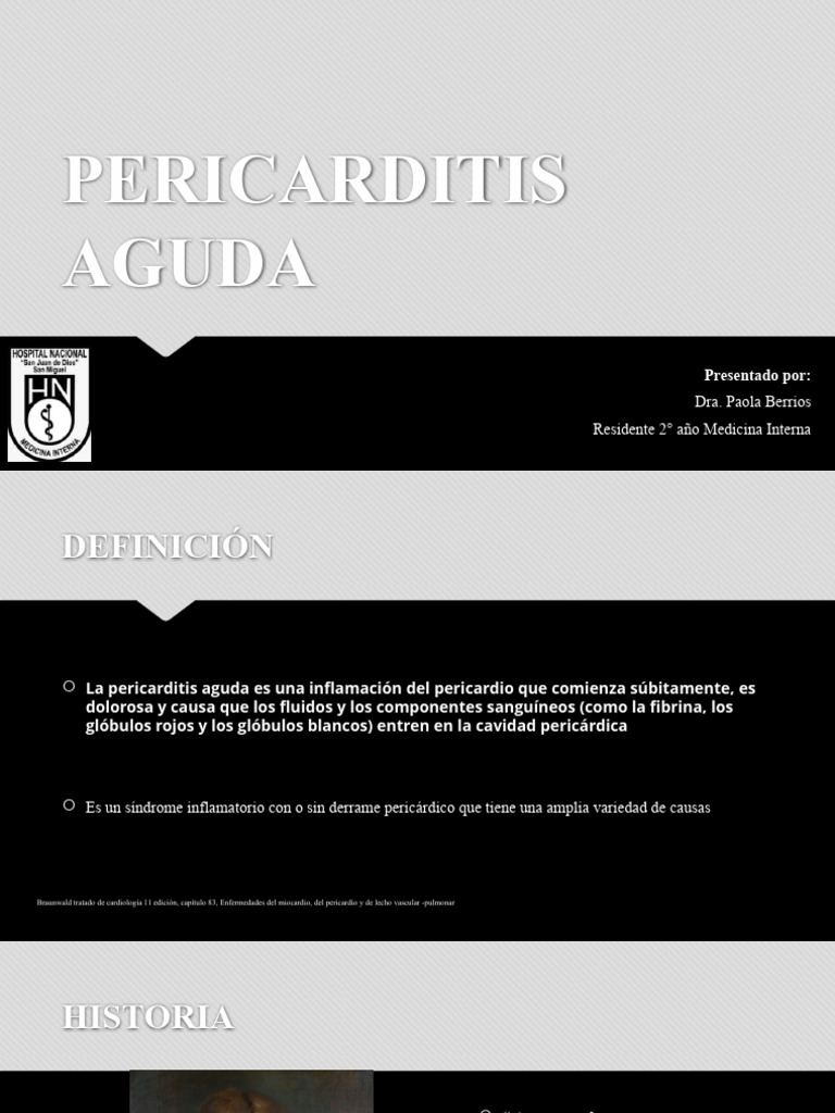 Pericarditis aguda pdf