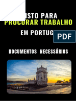 Documentos Necessários para Visto de Procura de Trabalho Portugal