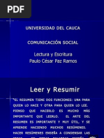 Lee y Resumir