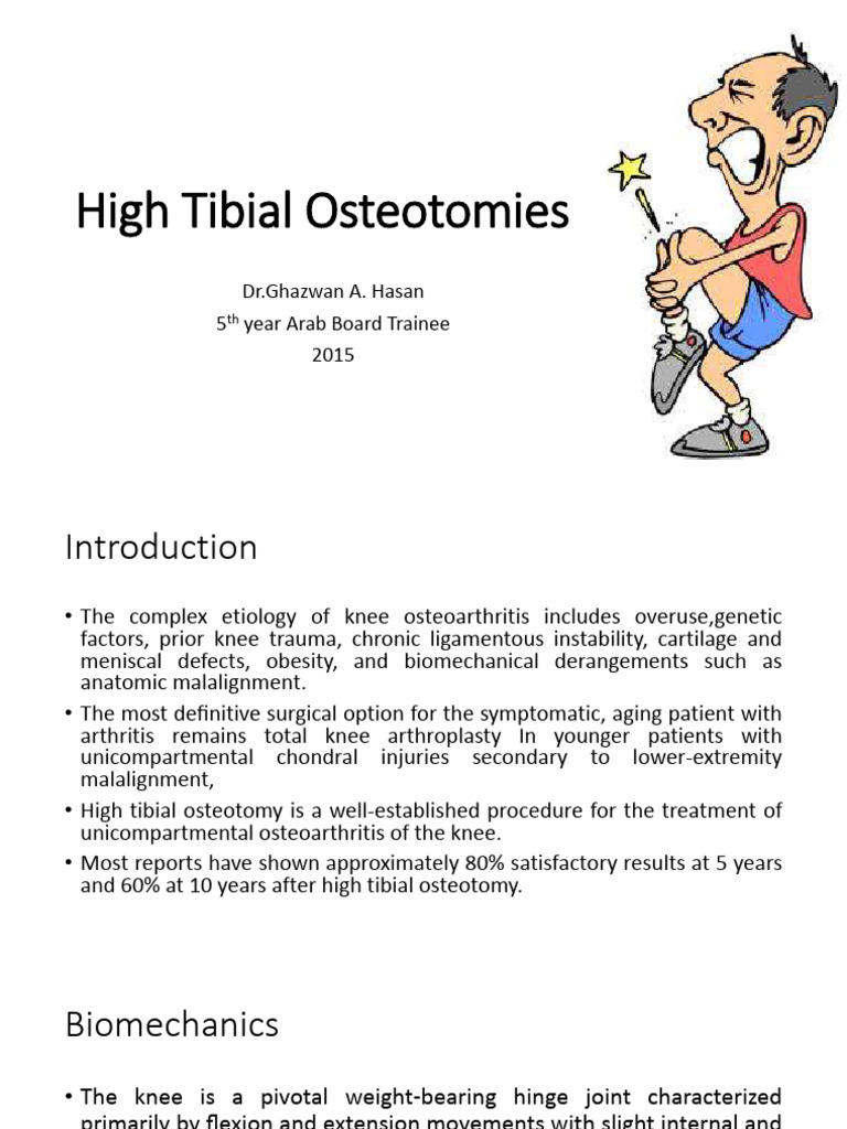 High Tibial Osteotomies | PDF | Knee | Osteoarthritis