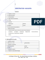 Solicitud de Vacante 2024 PDF