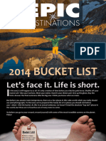 Epic Destinations Bucket List 2014
