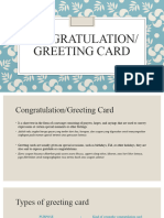 Congratulation Card