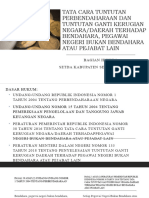 Tata Cara Tuntutan Ganti Kerugian Negara