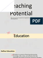 Teaching Potential Test