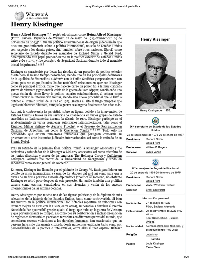 Unpacking the Complex Legacy of David Kissinger: A Wikipedia Dive Into The Controversial Statesman