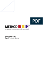 11. Planning Template - Financial Plan