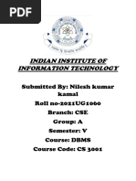 Dbms Assignment