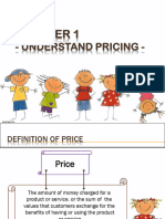 Chapter 1-Understanding Pricing