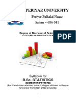 B.sc. Statistics