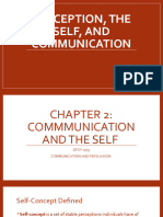 Chapter 2 - Perception, The Self, and Communication