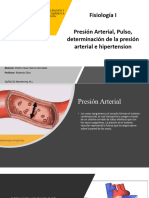 Presión Arterial, Pulso, Determinación de La Presión Arterial e Hipertension