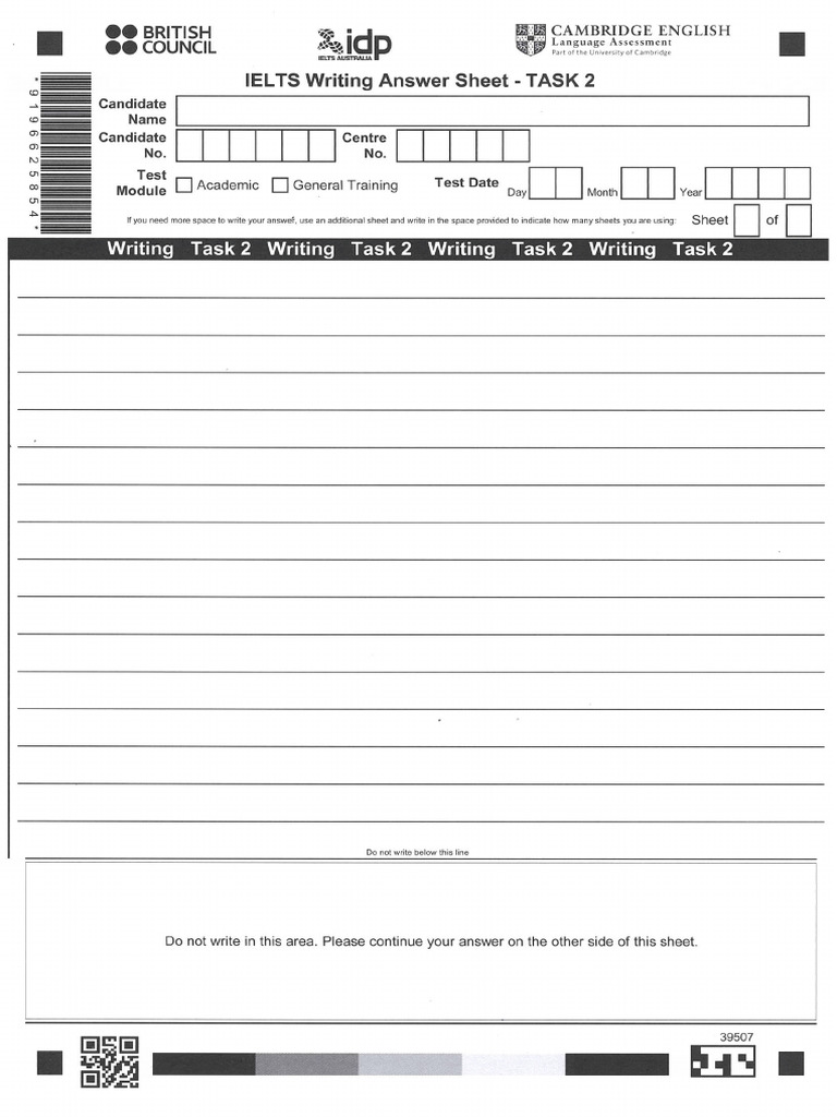 Writing Task 2 Pdf Download