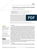 Pyrrolizidine Alkaloid Extraction and Analysis Recent Updates