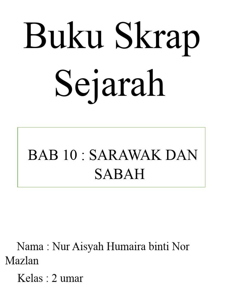Buku Skrap Sejarah | PDF