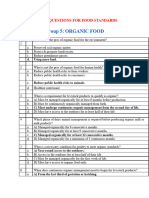 REVIEW QUESTIONS Organic Foods Group 5 2nd Presentation