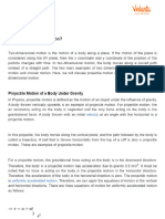 Projectile Motion