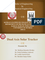 Final PPT For Dual Axis Solar Tracker