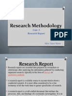 Research Methodology Unit-5 Notes