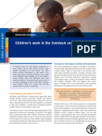 Children's Work in The Livestock Sector: Knowledge Materials