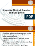 Essential Medical Supplies and Equipments